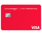 Bank Norwegian VISA logo